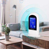 파파모미 이산화탄소 측정기 감지기 NDIR 센서 온도 습도 테스터 모니터 충전식 휴대용