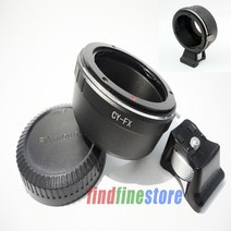 후지필름 후지 FX X 마운트 X-Pro1 X-E2 X-M1 XQ2 X70 어댑터 + 캡 삼각대 Contax Yashica CY 렌즈, 한개옵션0