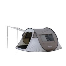 코베아 팝업 텐트 원터치 자동텐트 그늘막텐트 방수 파이버글라스, 베이지