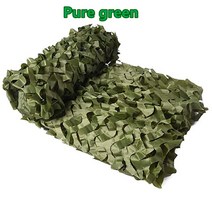 몽골게르텐트 대형 군사 위장 그물 자동차 텐트 화이트 블루-그린 블랙 정글 3x4m, 05 Pure green_02 2x3m