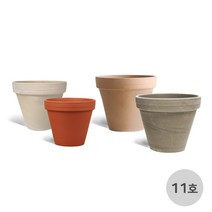 마이플랜트 테라코타 독일 토분 표준형 ( 받침세트 ) 빈티지 화분, 바솔트