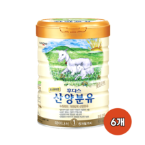 일동후디스 프리미엄 산양분유 1단계, 6개, 400g