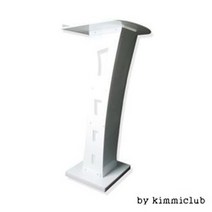 교회 회사 조립식 아크릴 단상 1인용 흰색 회사강연대 교단 교탁