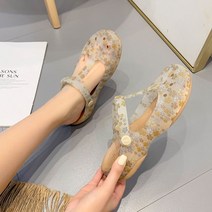 젤리슈즈 여름 여름신발 젤리 젤리샌들 장마 신발 샌들 고무신 아쿠아슈즈 물놀이