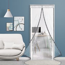 현관문 비닐 방풍망 150X230cm 중문 출입구 방풍 방한 문비닐 자석 커튼 차단막, 현관/중문/방문 출입구 자석비닐문 1개