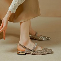 DarjinQD 큐빅 스팽글 스퀘어 DarjinQD 백팩 샌들