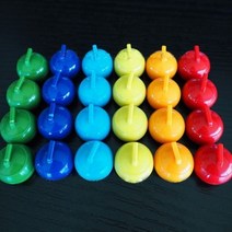컬링 보드게임 쿨 스톤 세트 볼 당 8 피스 26mm, 레드