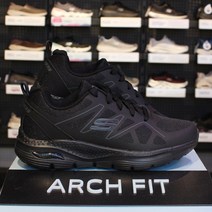 스케쳐스 아치핏 남성 워크 작업화 미끄럼방지 아치무너짐방지 SL0MP22Y101 #블랙