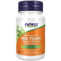 NOW 실리마린 밀크 시슬 추출물 300 mg 50정