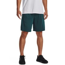Under Armour 남성용 테크 메쉬 반바지 블랙 (001)/핏치 그레이 L, Small, (716) Tourmaline Teal / / Blac
