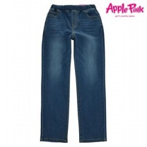 [애플핑크] 배기 일자핏 밴딩 데님 바지 (APP9O507GSN)