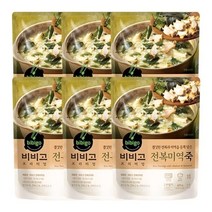 CJ제일제당 비비고 전복미역죽 420G X 6개, 단품