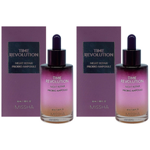 미샤 타임 레볼루션 나이트 리페어 프로바이오 보랏빛 앰플 50ml x 2개 10가지 유해 성분 무첨가