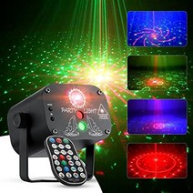 Led Dj 레이저 파티 빛 오로라 패턴 USB 스트로브 조명 98 클럽 크리스마스 생일 무대 프로젝트, [02] USB Rechargeable, [02] 3 Hole 69 Patterns