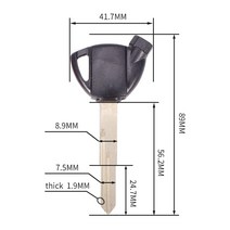 바이크키복사 보조키 열쇠복사 탑케이스 사이드 3Pcs 오토바이 키 스즈키 자석 도난 방지 잠금 장치에 대, 04 3 PCS Red