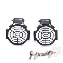 BMW 안개등 오토바이 CNC LED 보호대 가드 OEM Foglight 램프 커버 K1600B K1600GT K1600GTL K1600 B GT GTL 20162022, Black K1600GTL