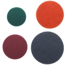 원형수세미 모음 3~5인치 샌딩 광택 수세미패드용, 4인치(0180번)청색