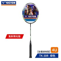 날진 심지형 공격형 라켓, T04-TK-30R4U 블랙 형광그린, C01-VICTOR VS-500