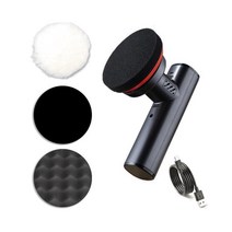 자동차 무선 광택기 차량용 듀얼 폴리셔 패드 무선 자동차 폴리셔 다기능 전기 페인트 연마 청소 기계 스, 05 Car Polisher Set A