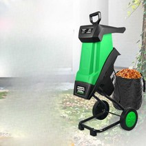 나무가지 파쇄기 잔가지 낙엽 분쇄기 절단기 정원 도구 2400W, 2400W 분쇄기 + 가방