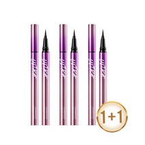 미샤 울트라 파워프루프 씬 펜 라이너 0.4g 1+1, 블랙+브라운