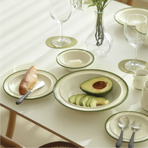 시라쿠스 오발플레이트 타원형접시 스파게티접시 오벌플레이트 파스타 디저트 브런치그릇, 오발볼, 크림 화이트