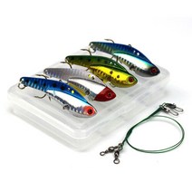 FT051메탈바이브 4개세트 루어 미끼 낚시 하드베이트