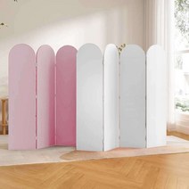 북유럽 아치가벽 경량 칸막이 셀프 파티션 원룸 가림막, 병풍 라이트 럭셔리 그레이 3 잎