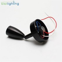 벽등 벽 거실 조명 램프 R 보트 LED 독서 dc12 볼트 트럭 모터홈 요트 캐빈 침대 옆 캠퍼 밴 캐러밴, 02 6000K cold white, 01 black rod