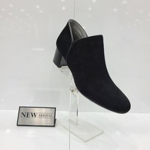 여성 스웨이드 부띠 5cm 블랙 119520JT