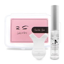 래쉬몬스터 이지픽스 속눈썹 펌글루 5ml + Y 브러쉬 + 래쉬앤브로우 왕관 롯트 5쌍, 래쉬몬스터 이지픽스 속눈썹 펌글루 세트