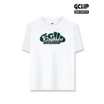 남자 여자 쿨 면 봄 반팔티 티셔츠 지크립 [23SS]반반배경 오버핏 Half Background Overfit Short-Sleeved T-Shirt