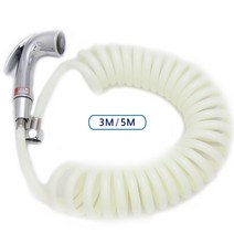 수도엔꼭지 미니분사기 꼬불이 세트 3m 5m 욕실 비데 발코니 세차 원예, 1개