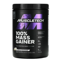 머슬테크 100% 매스 게이너 2.33kg 바닐라 초코, 바닐라 밀크쉐이크