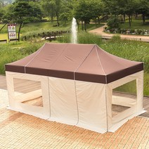 프리폼 프리미엄천막3x4.5 방수 대형 함마톤 알루미늄 접이식 캐노피천막, 1개, P투명풀 3x4.5 청백청