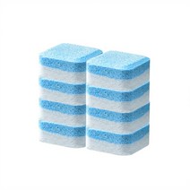 원룸세탁기 청소 도구 청소기 발포성 정제 딥 클리닝 탈취제 얼룩 제거 세제, Blue-8 pc