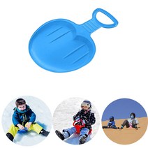 40 플레이트 슬라이드 플라스틱 눈 겨울 스포츠 눈 썰매 썰매 스키 보드 야외 모래 잔디 썰매 슬라이더 썰매 & 스노우 튜브, 1개, (200006153:201336104)C:스페인