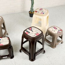 리빙패밀리 플라스틱 사출 의자 특대, 다크그레이, 1개