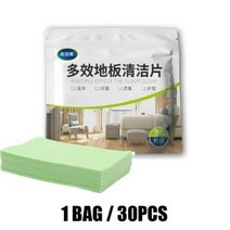 퍼스트 바닥 클리너 클리닝 시트 나무 타일 청소 화장실 가정용 위생 액세서리 30 개백, 30pcs green