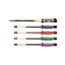 GJW799769 필기구 화인테크0.3mm 중성펜 문구 사무 젤라펜 펜/펜리필 흑색 외 7가지옵션, 도매프리 적색