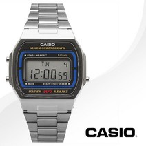 [CASIO] 카시오 A164WA-1 공용 메탈 빈티지 디지털 시계