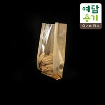 와플 크라프트 각대봉투 치킨 창봉투-소 빵 감자 줄무늬 100개, SG0241 / 100개