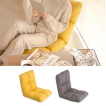 거실 자취방 각도조절 침대형 좌식의자 임산부 등받이, 색상_그레이