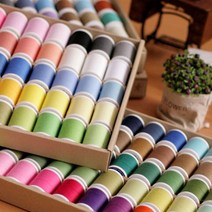 쏘잉스]재봉사 청바지재봉사]20수4합-32color(133897) 18828 CB9, 100m, 황토-206