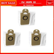 목공 집진기 로봇 진공 청소기용 먼지 대용량 누출 방지 봉투 교체 부품, 6.3PCS