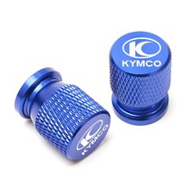 KYMCO AK550 XCITING 250 300 350 400 500 DownTown 125 오토바이 액세서리 휠 타이어 밸브 캡 밀폐 커버, 06 Blue