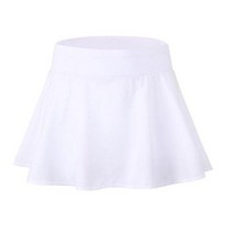 테니스스커트 스포츠 스커트 운동 이너 치어 리더 액티브 러닝 테니스 치어리더 스커트테니스, WHITE+L