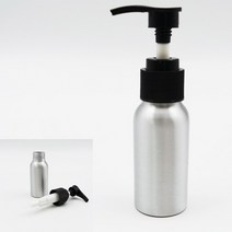 뉴리웹 알루미늄 화장품공병 펌프용기 50ML 50ML알루미늄공병짜는거 소분통 공병