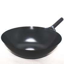 중화요리 철 북경팬 튀김팬 볶음팬, 쇠손잡이48cm