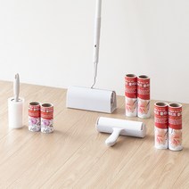 할메이드 돌돌이 테이프클리너 사선 컷팅 돌돌이리필 돌돌이청소기 크리너 먼지제거기, 테이프클리너 핸드형 16cm, 1개